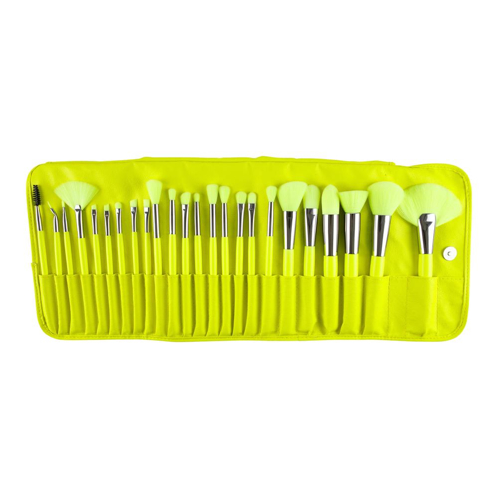Beauty Creations - Set Brochas 24 Piezas Neon Yellow