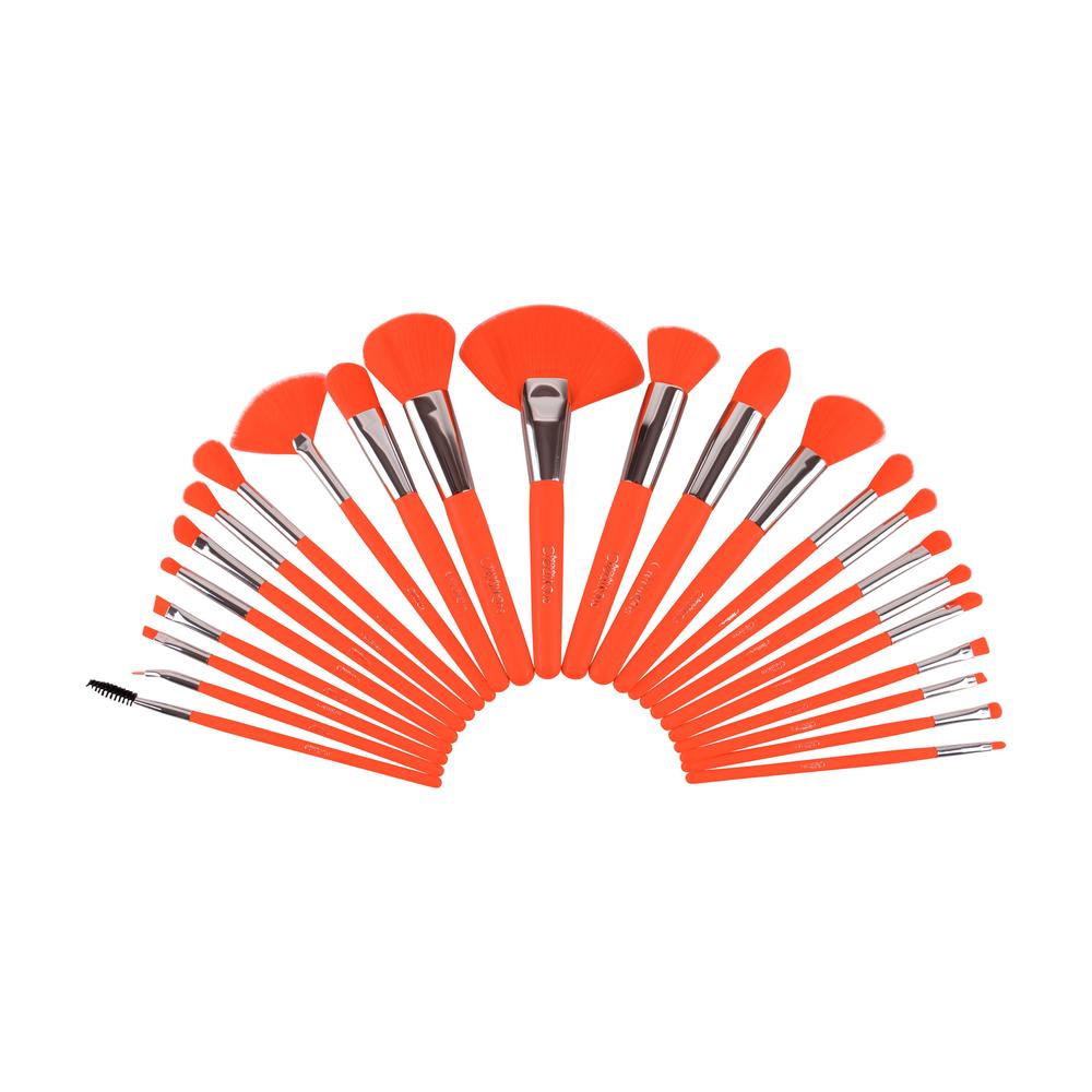 Beauty Creations - Set Brochas 24 Piezas Neon Orange