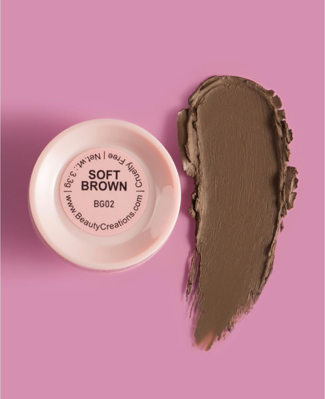 Beauty Creations - Eye Definer Gel Soft Brown