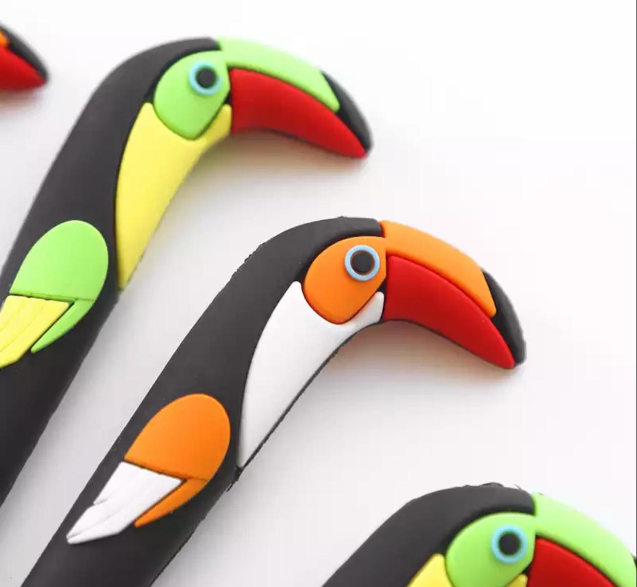 Malu Set 6 Lapices Tucan Engomado