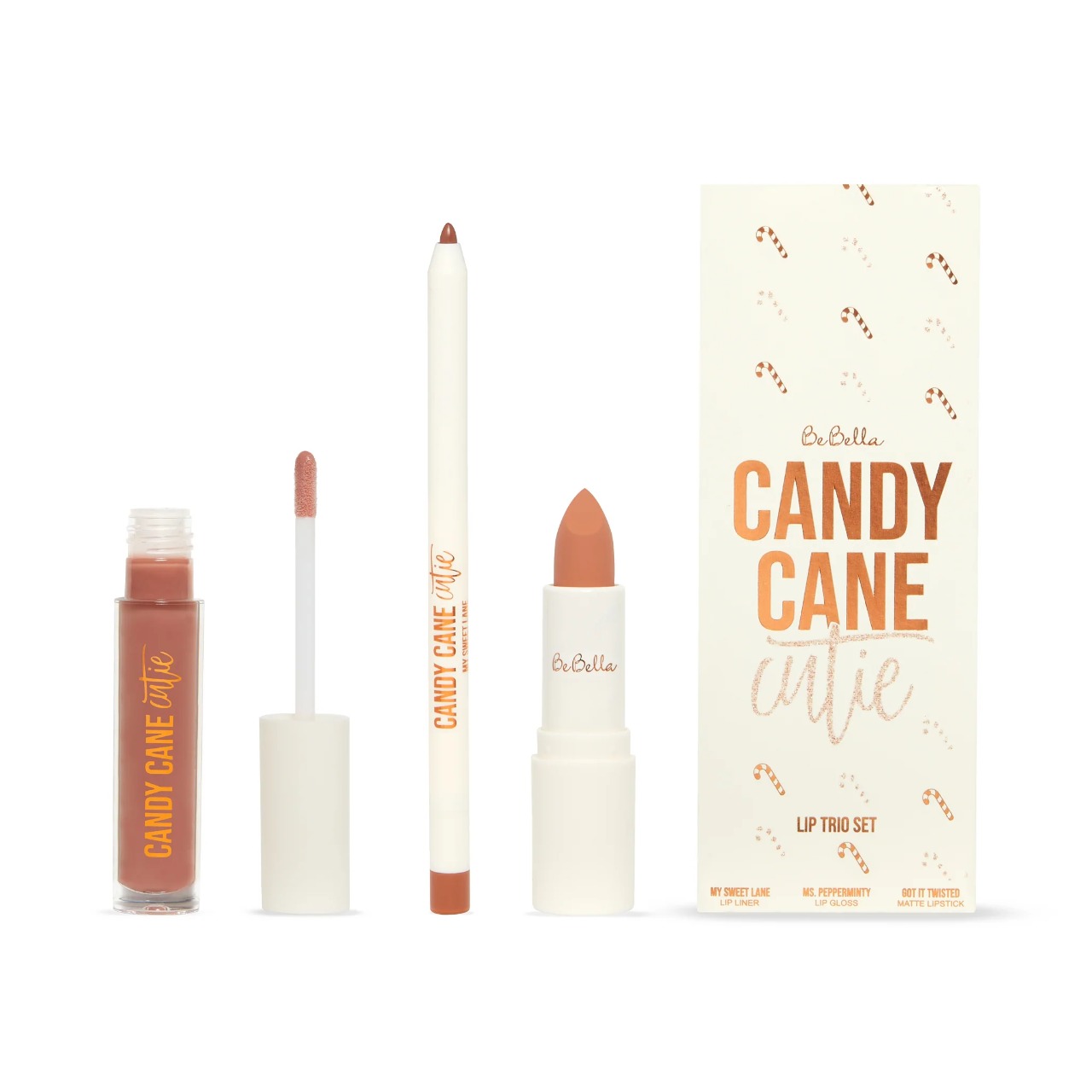Bebella - Candy Cane Lip Trio
