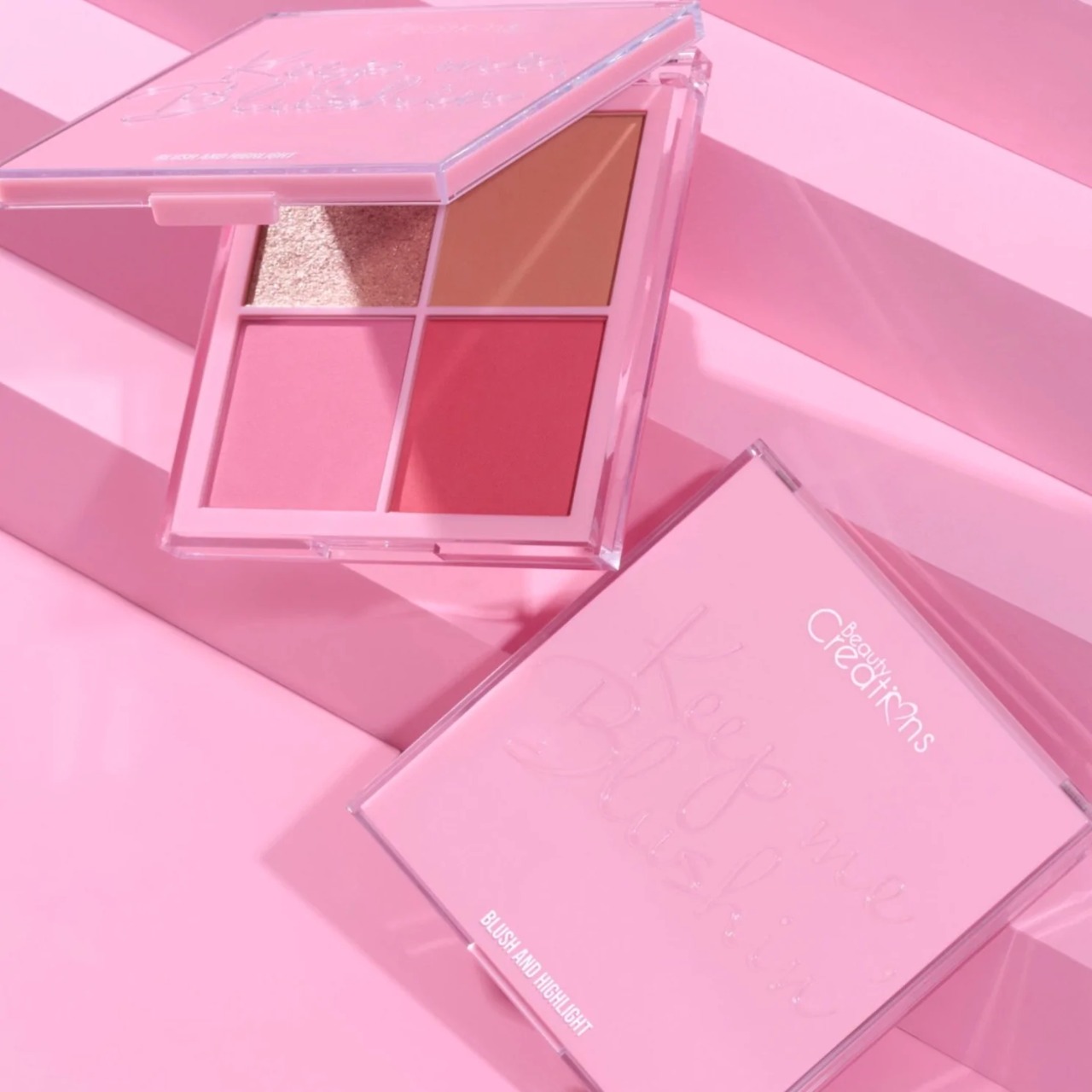 BEAUTY CREATIONS - KEEP ME BLUSHIN  QUAD 4 EVER