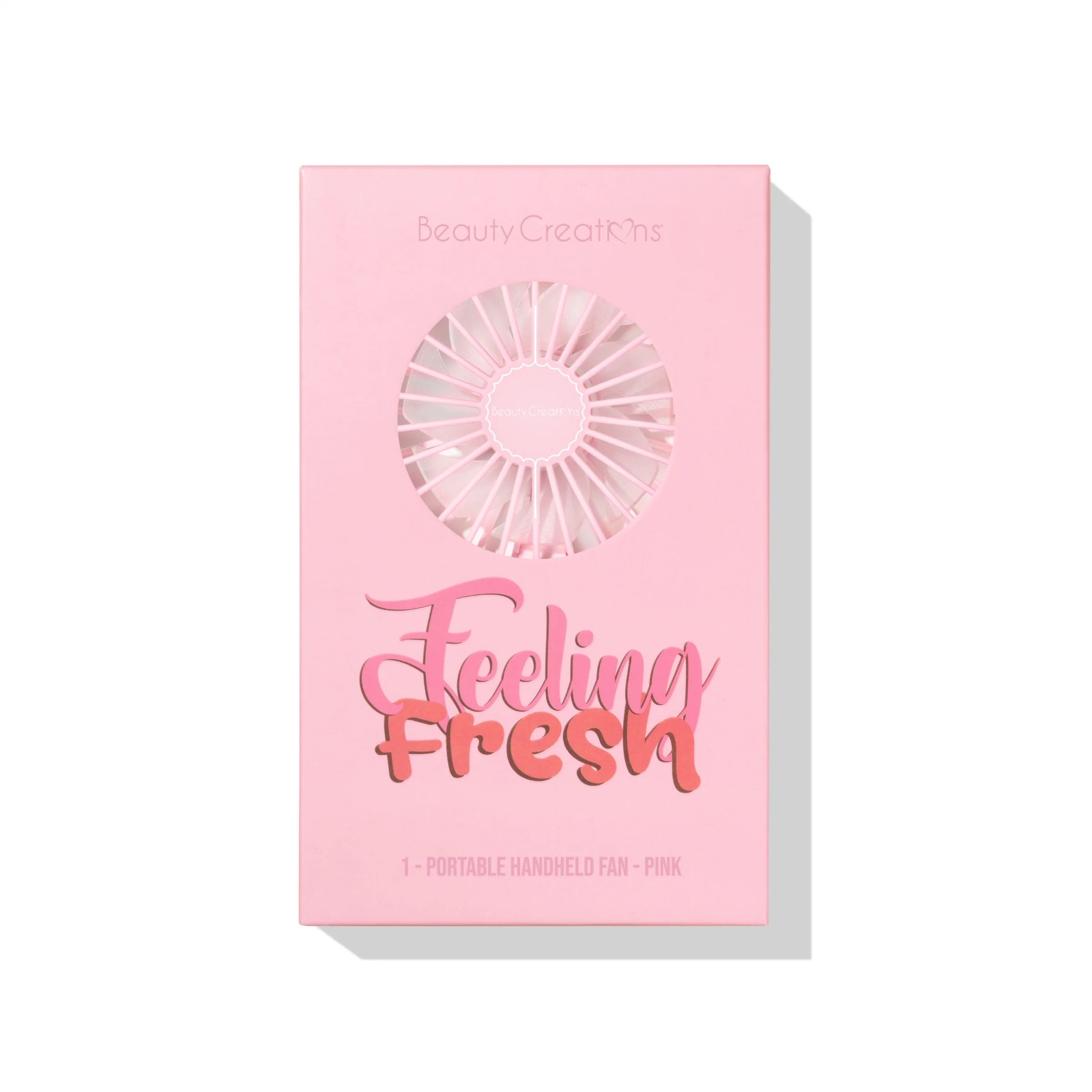 Beauty Creations - Ventilador De Mano Feeling Fresh Rosa