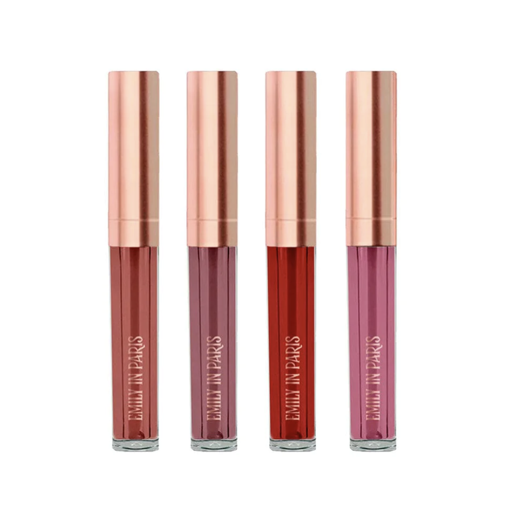 Republic Cosmetics - Set Emily En Paris 4 Labiales Matte