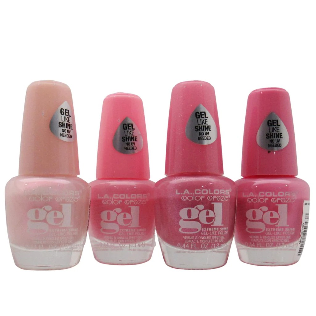 Esmalte de Uñas Pink Please Fel Polish L.A. Colors -  Display 24 Unidades