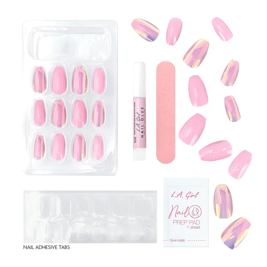 L.A Girl - Luxe Shine Nail Total Vibe 12 Unidades