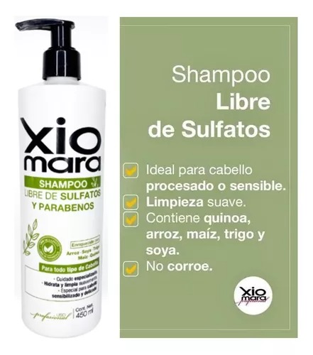 Xiomara - SHAMPOO LIBRE DE SULFATOS 450 ML