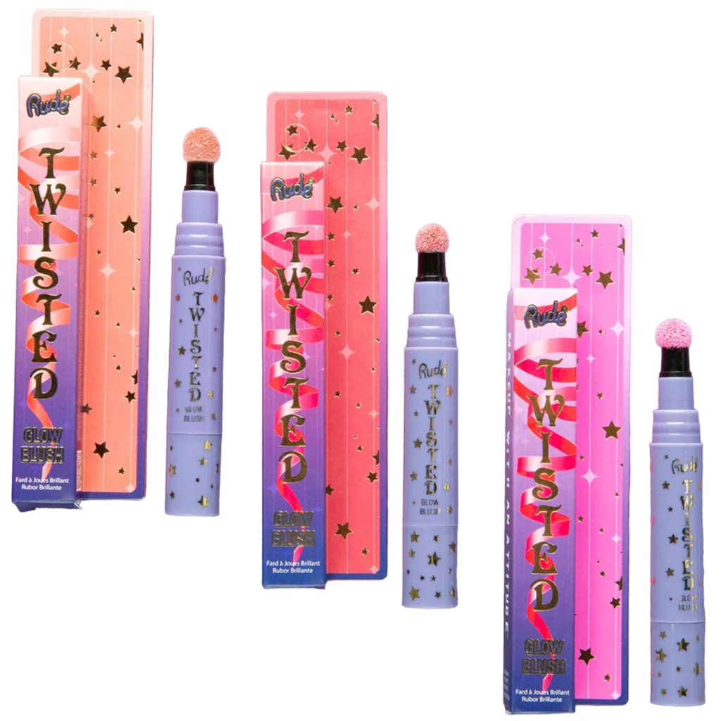 Rubor Twisted Glow Surtido Rude Cosmetics