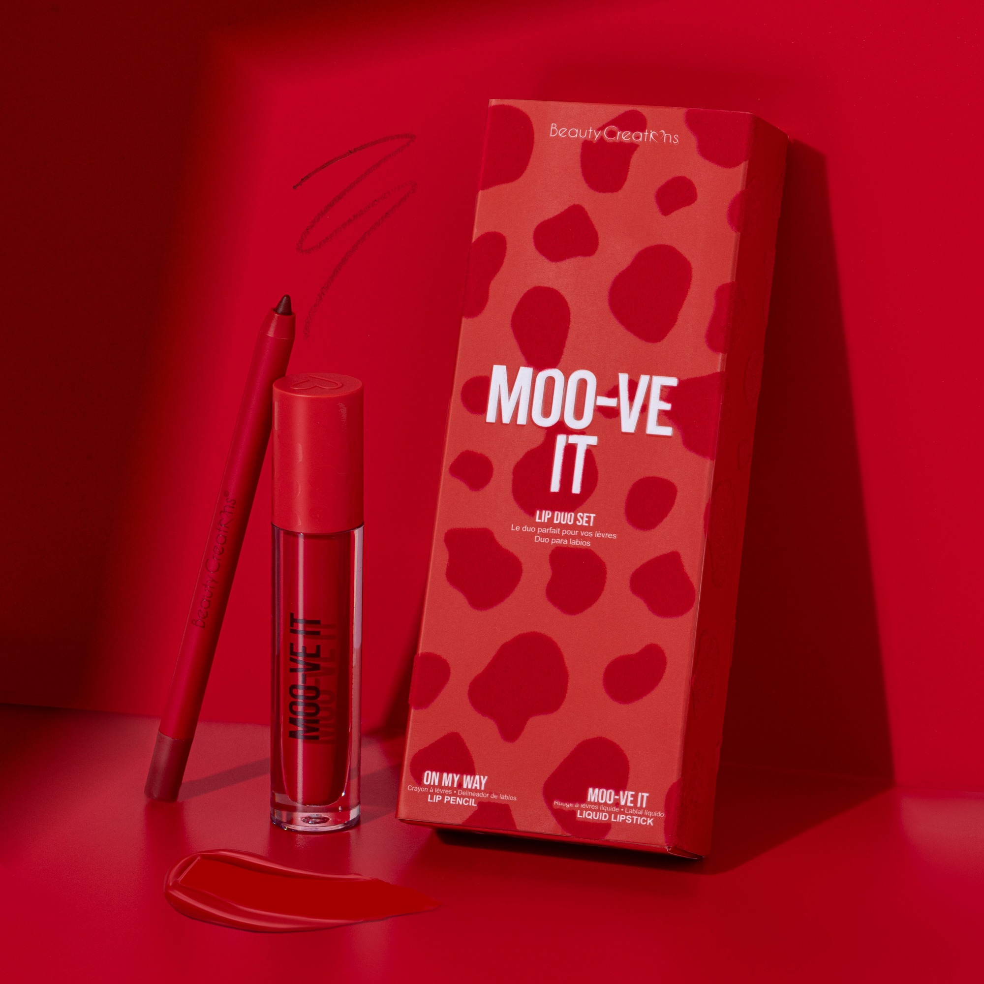 Beauty Creations - KITS DE LABIOS MOO-VE IT