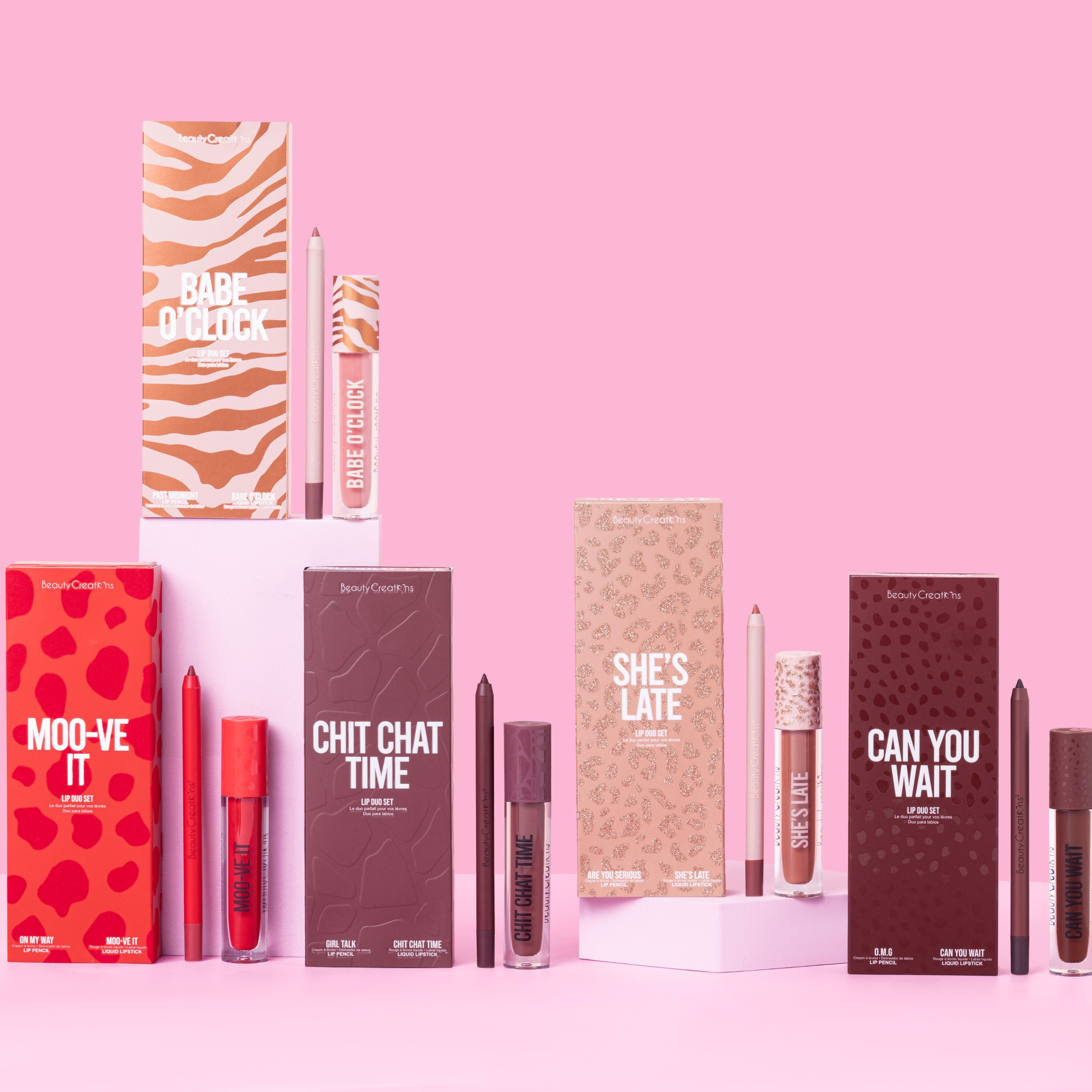 Beauty Creations - KITS DE LABIOS SHE'S LATE
