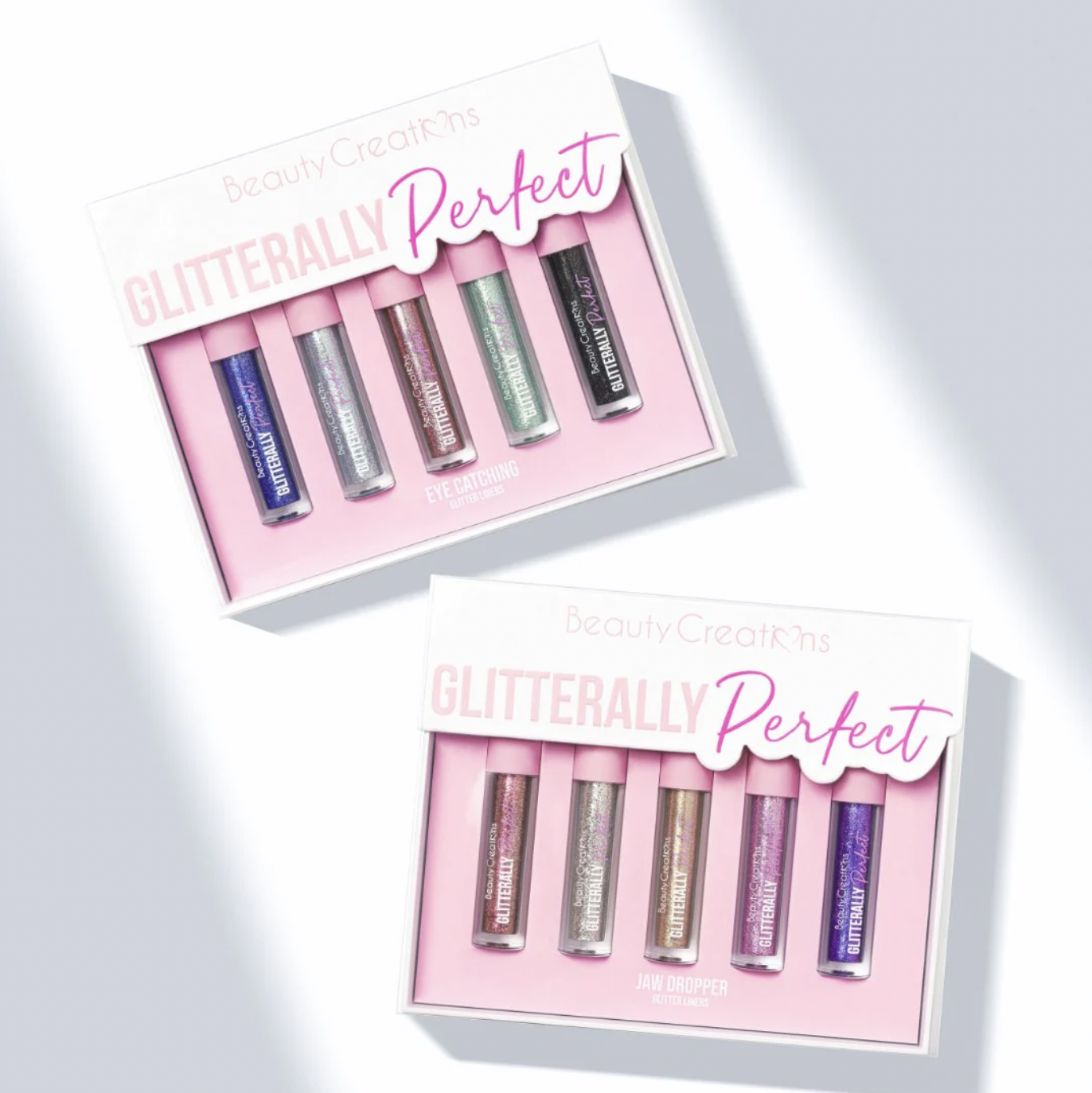 Beauty Creations - Glitterally Perfect Delineador Glitter Set 5 pcs Eye Catching