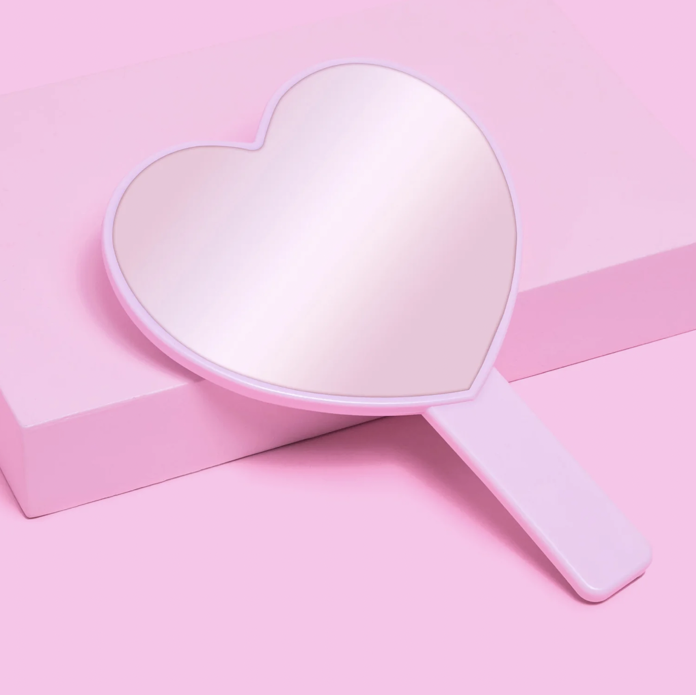 Beauty Creations - Handheld Mirror Espejo Corazon Slay Queen