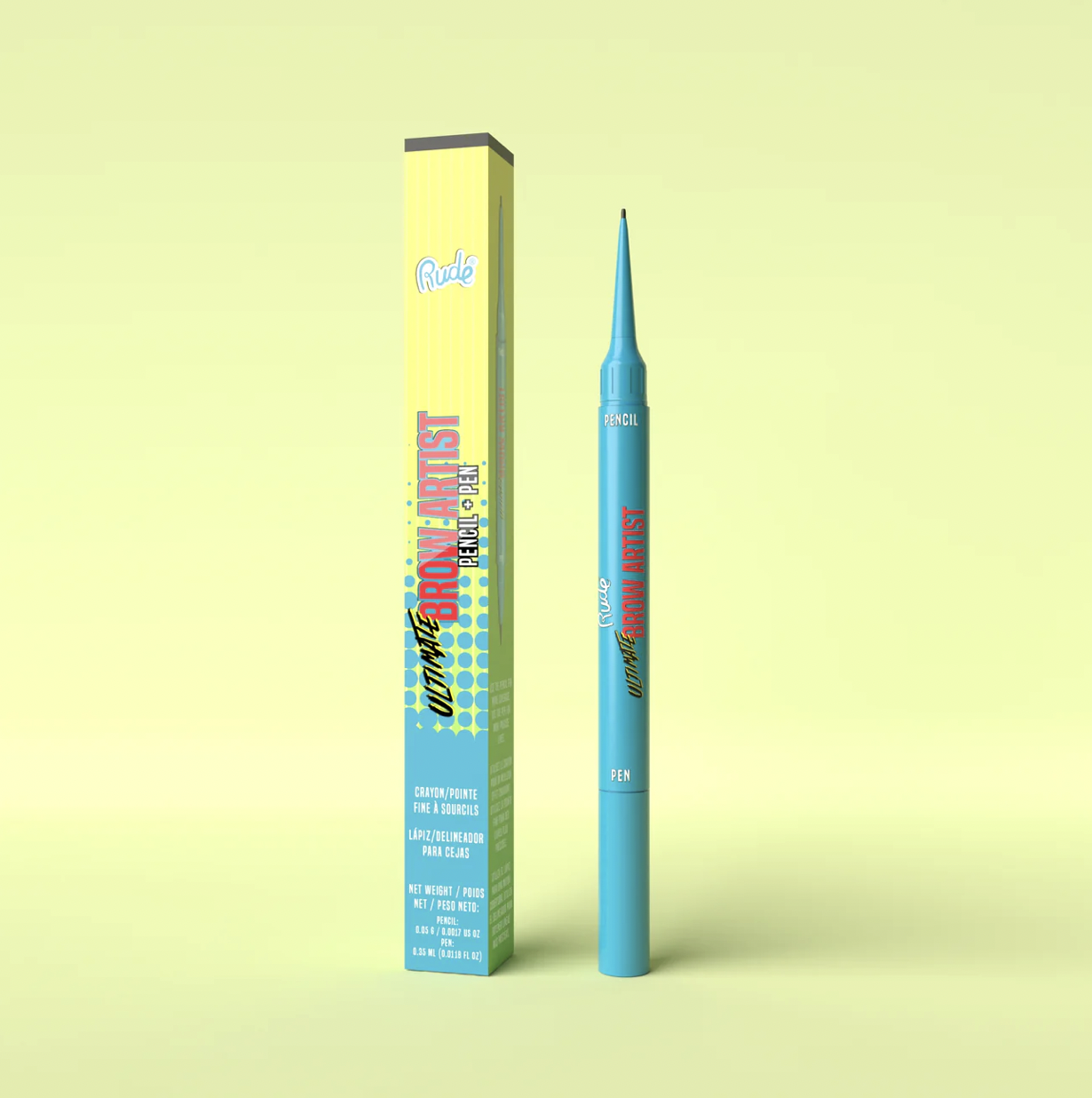 Rude - Ultimate Brow Artist Pencil And Pen - Hazel