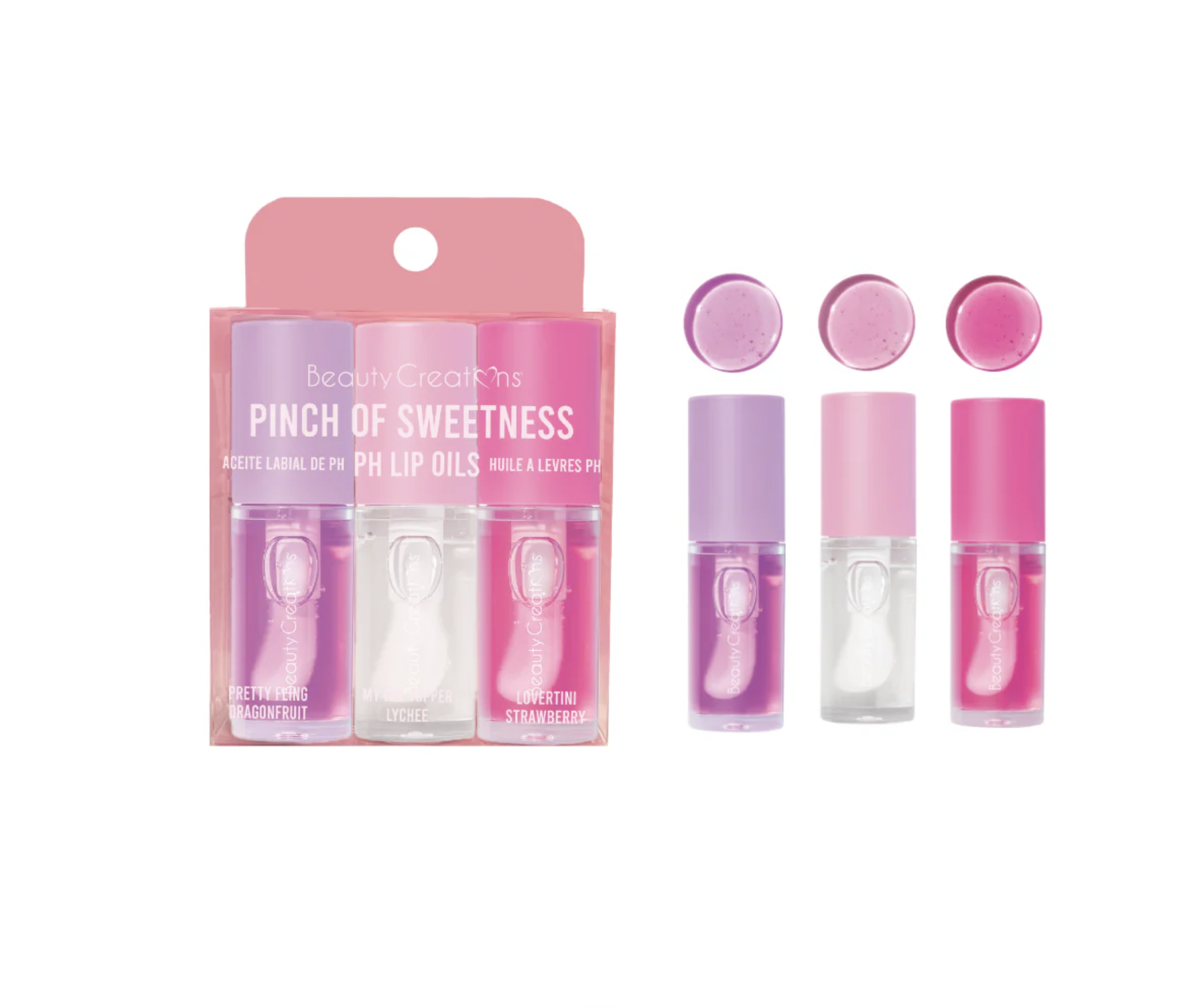 Beauty Creations - PH Lip Oil Trio Pinch Of Sweetness