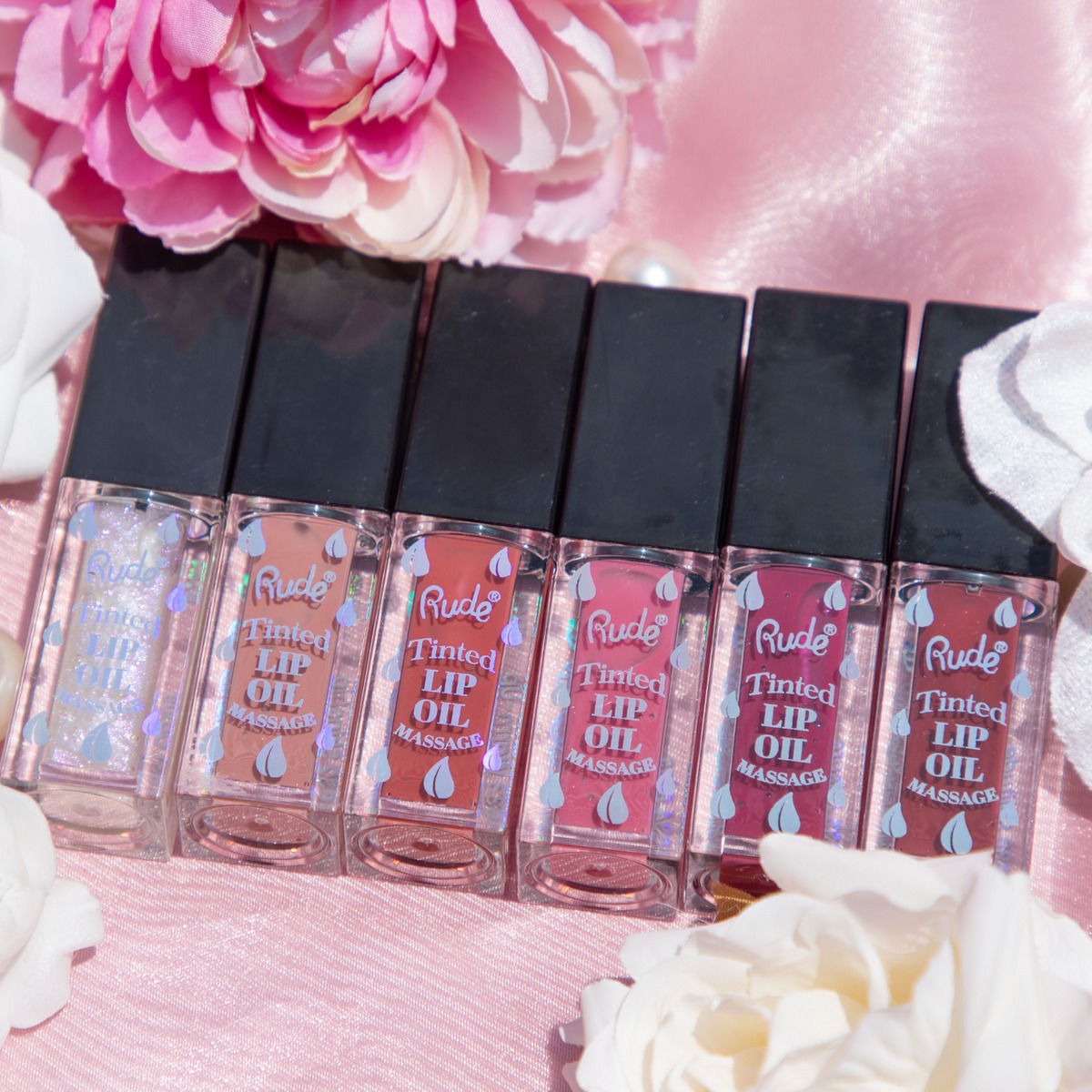 Rude - Lip Oil Massage Tinted &amp; Plumping Lip Oil