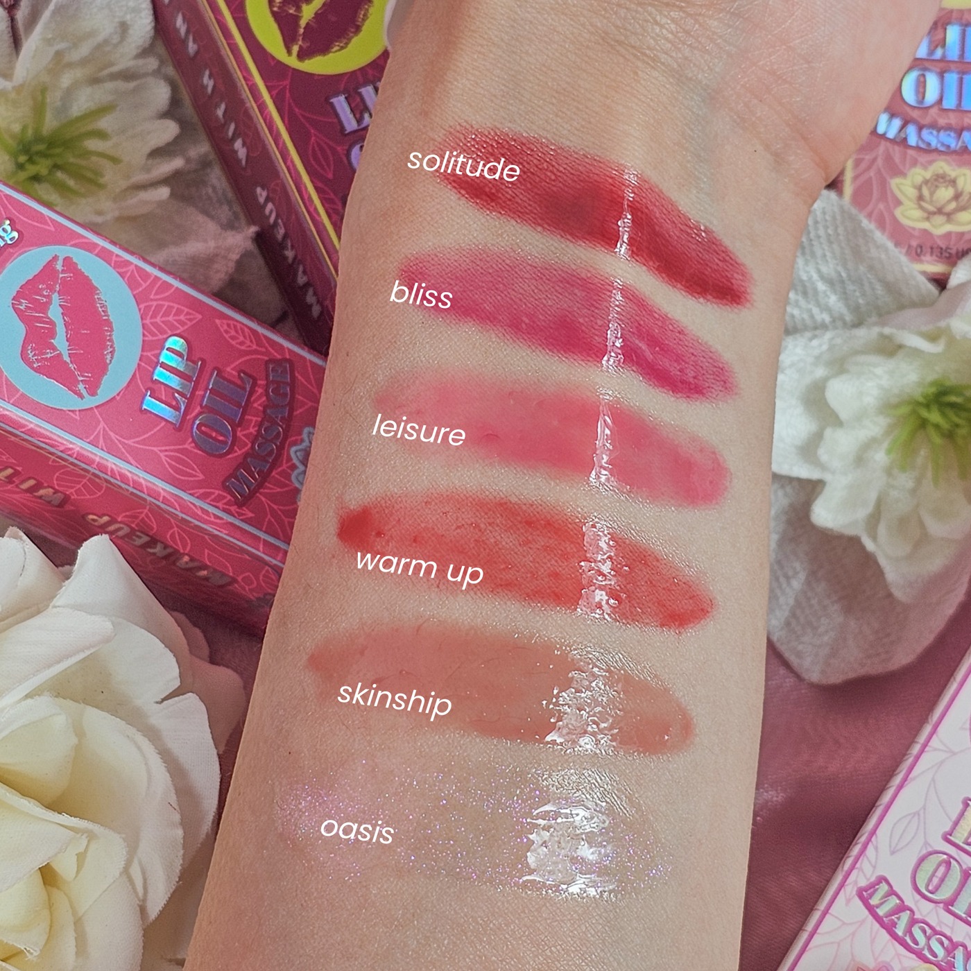Rude - Lip Oil Massage Tinted &amp; Plumping Lip Oil