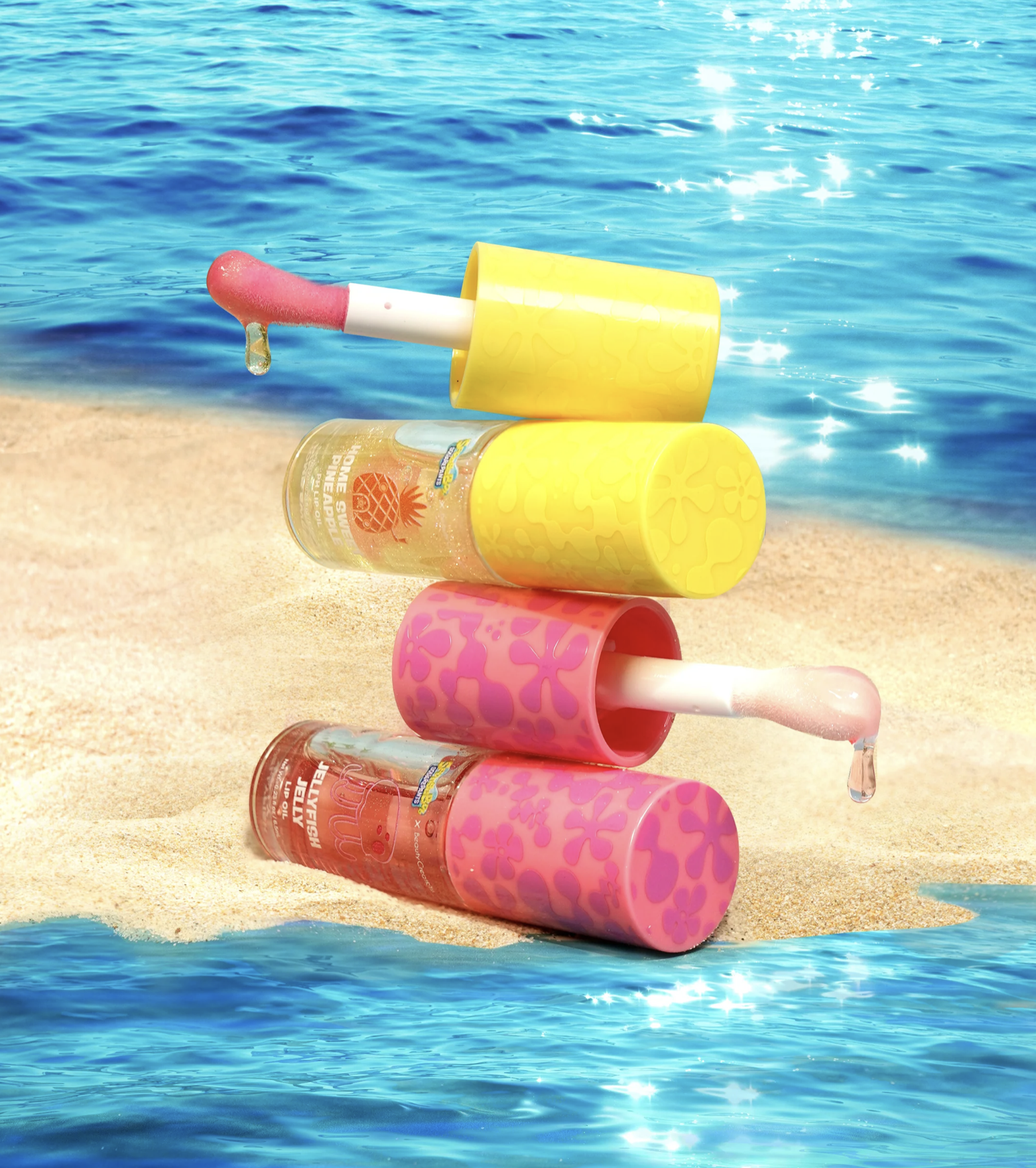 Beauty Creations x Bob Esponja - Jellyfish Jelly Lip Oil