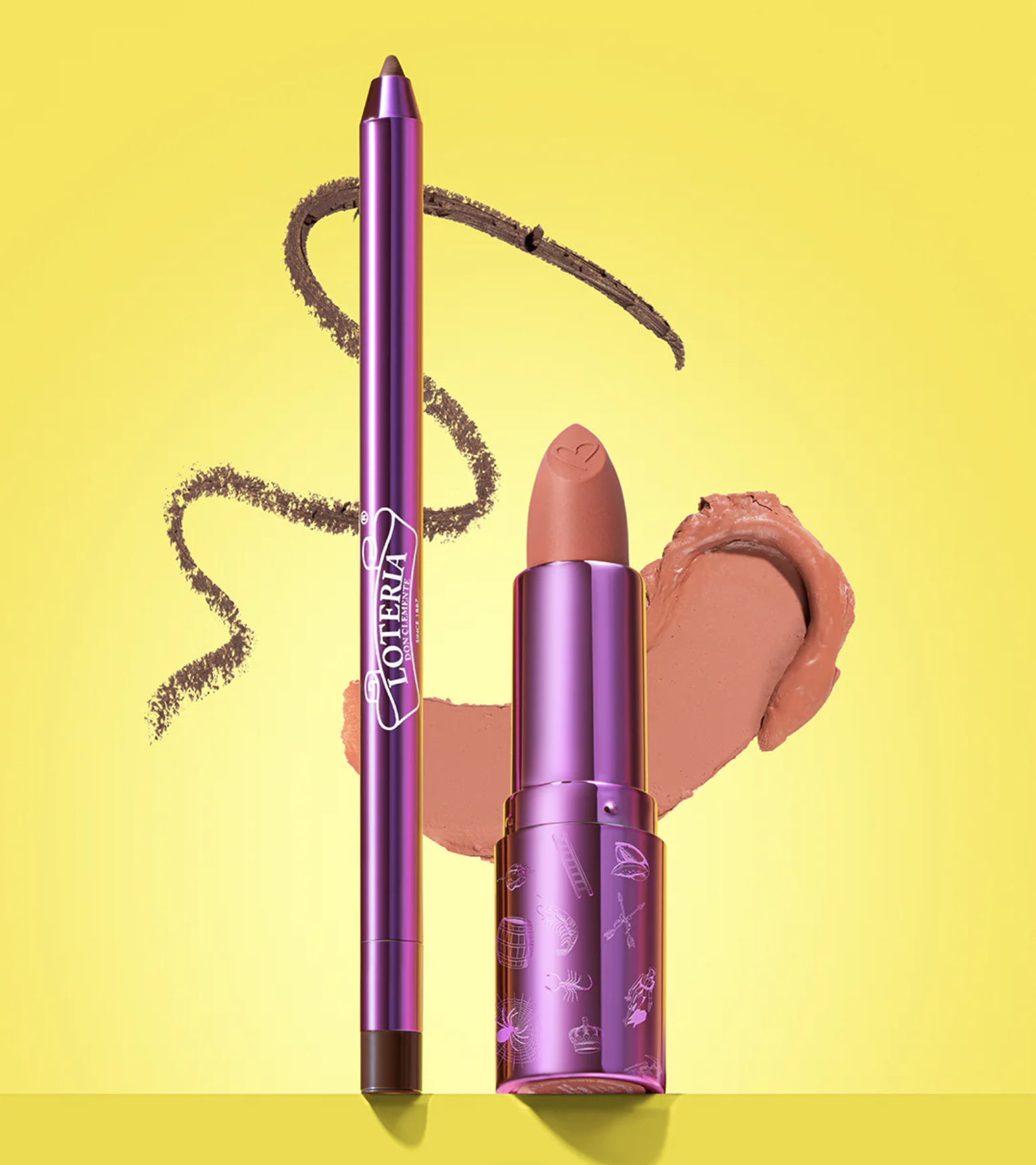 Beauty Creations - LOTERÍA DON CLEMENTE®️ LÁPIZ LABIAL Y DELINEADOR DE LABIOS DÚO