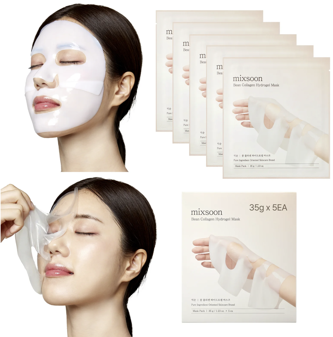 Mixsoon - Bean Collagen Hydrogel Mask Pack (1PACK 5EA)