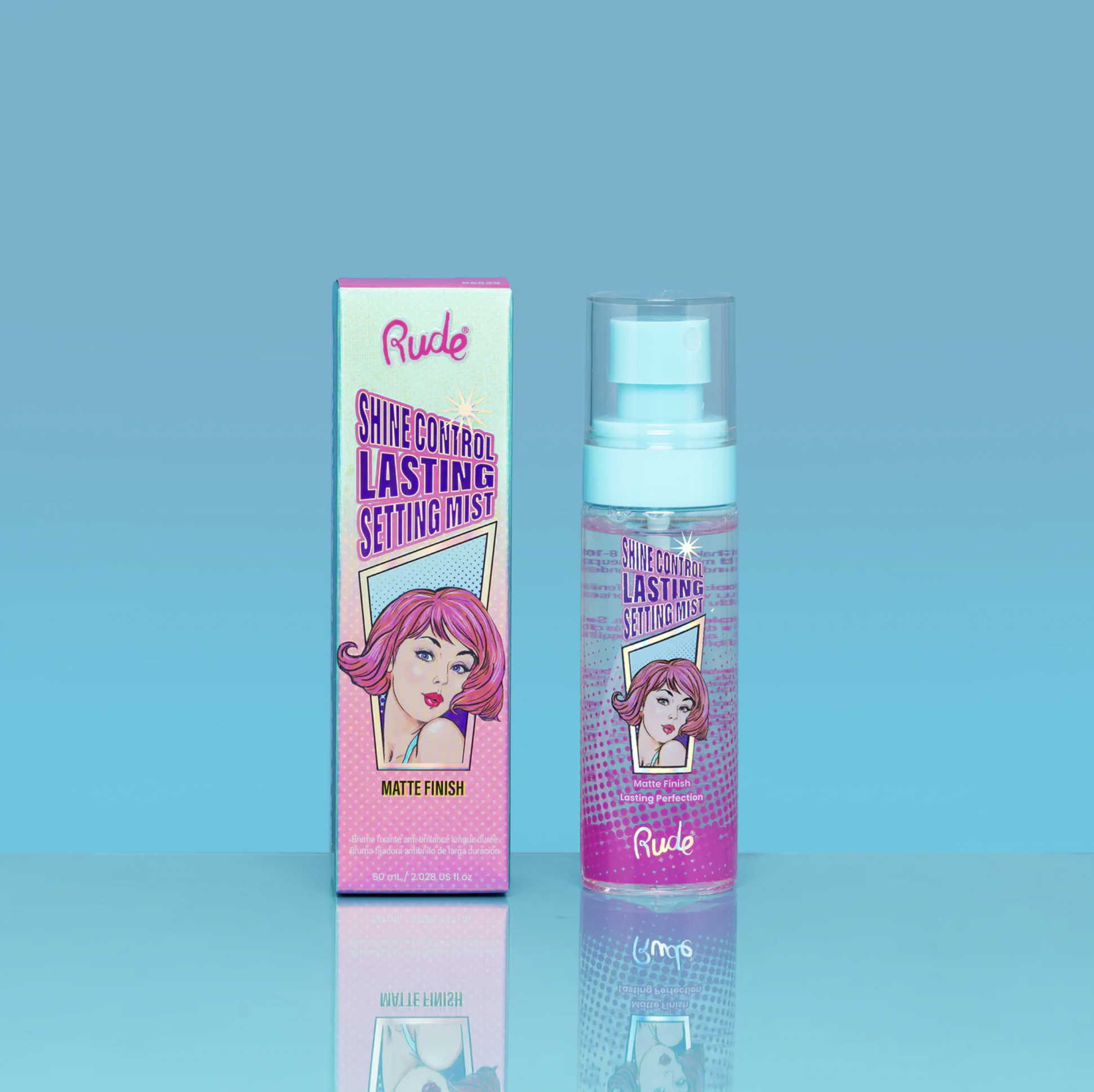 Rude - Shine Control Lasting Makeup Mist