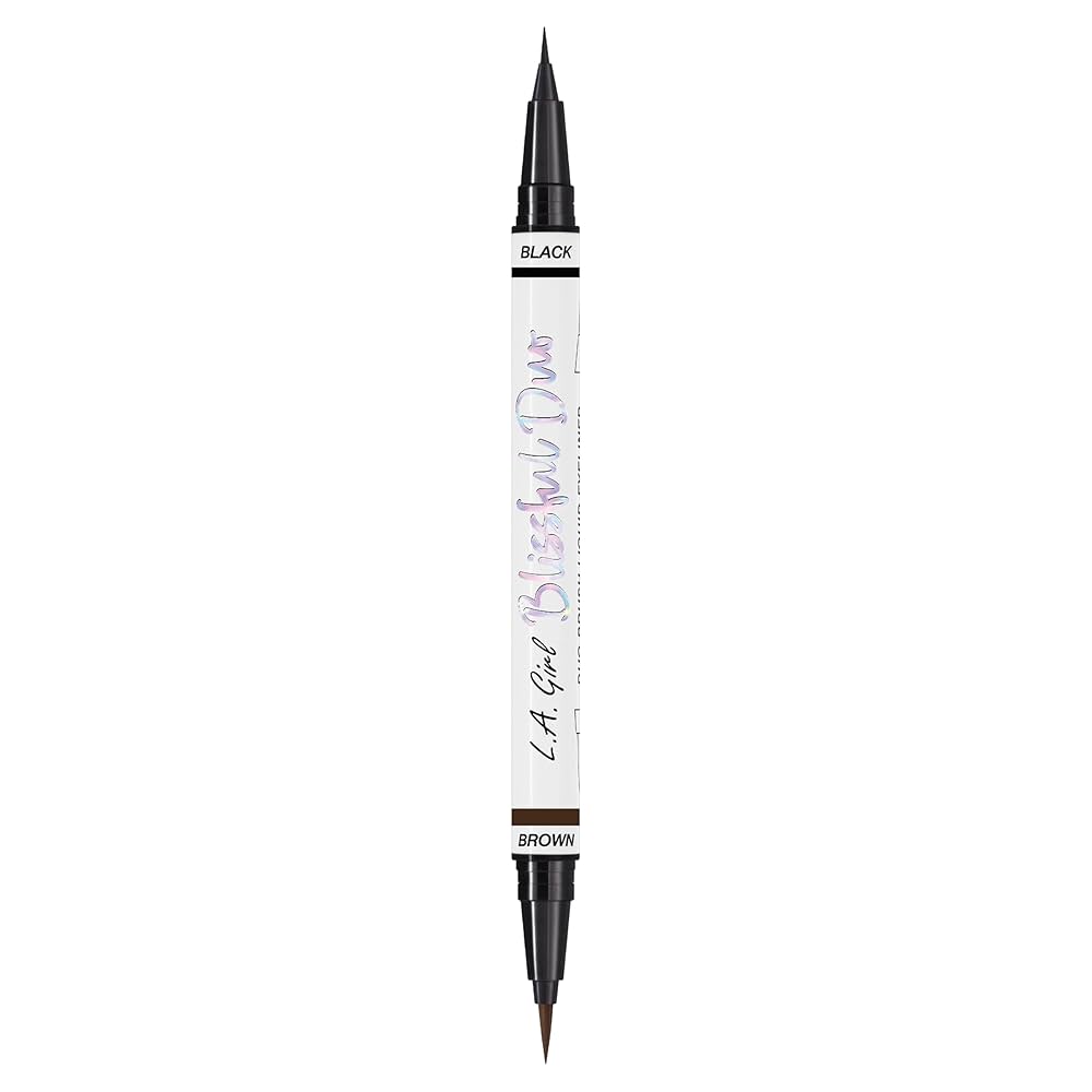 L.A. Girl Blissful Duo Delineador de ojos líquido, negro/marrón G97916