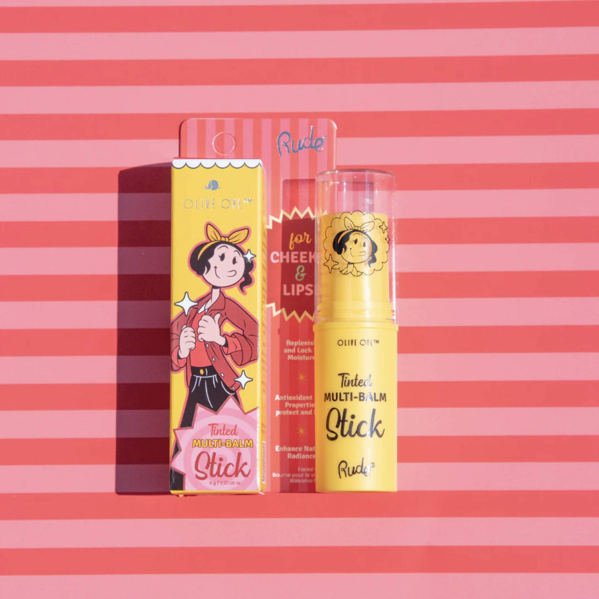 Rude - Olive Oyl Tinted Multi-Balm Stick
