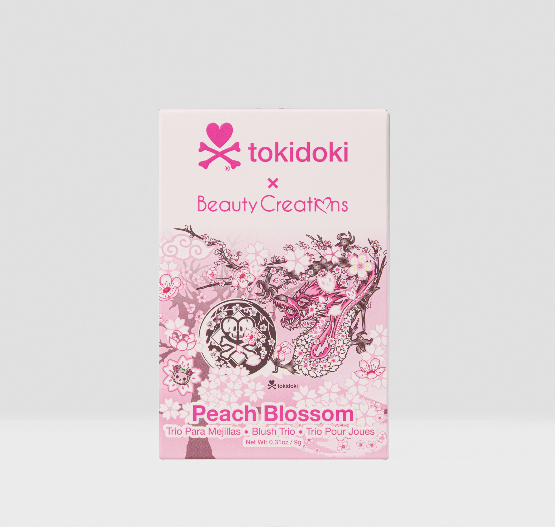 Beauty Creation x Tokidoki - Hanami Picnic &quot;Peach Blossom&quot; Paleta De Rubor