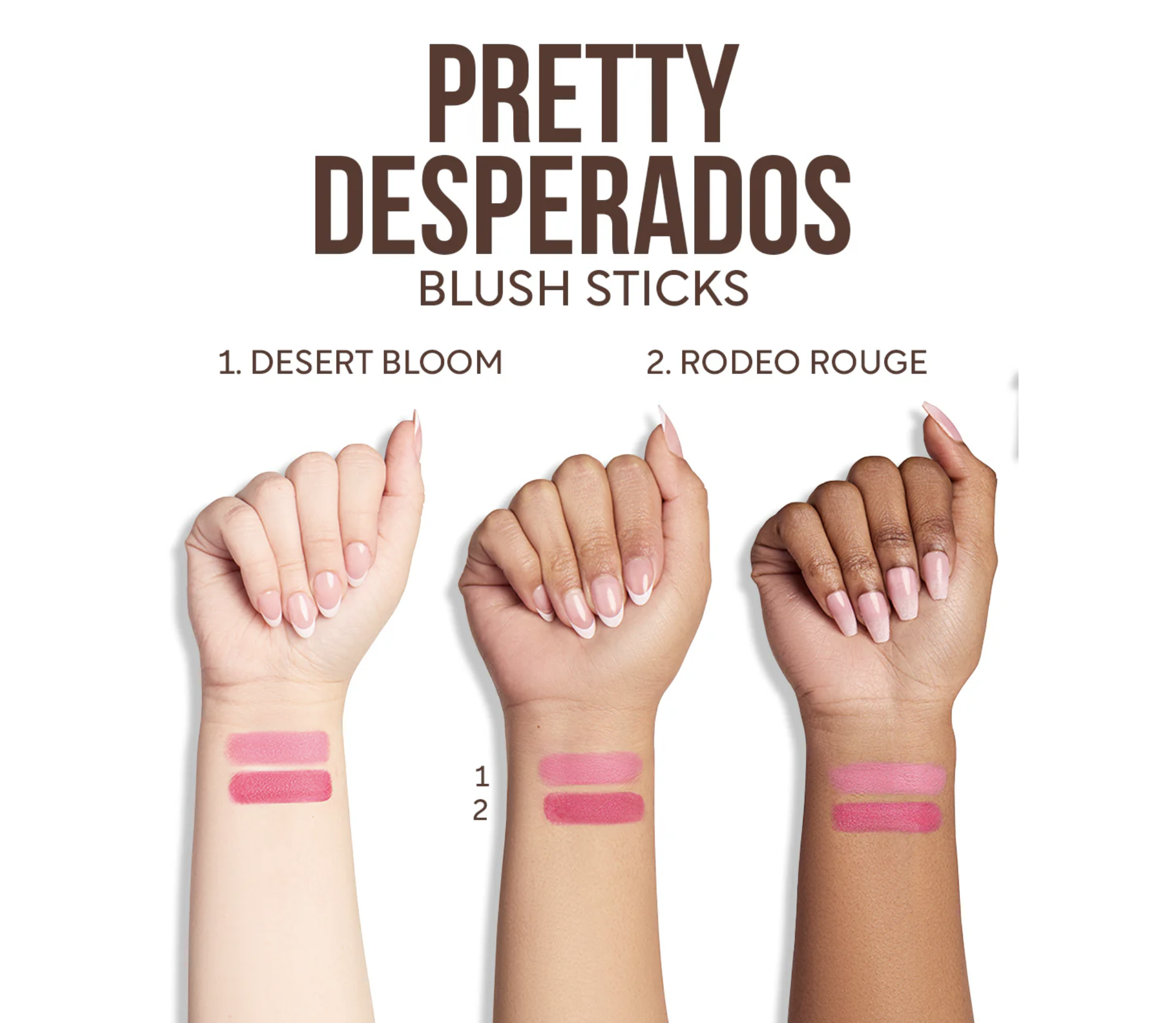 Beauty Creations x Las Chicas Super Poderosas - Cowgirl Cuties Pretty Desperados Rubor En Barra