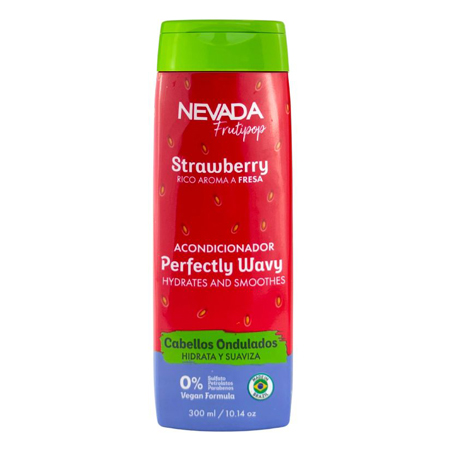 NEVADA - SET CABELLO ONDULADO FRUTILLA FRUTIPOP