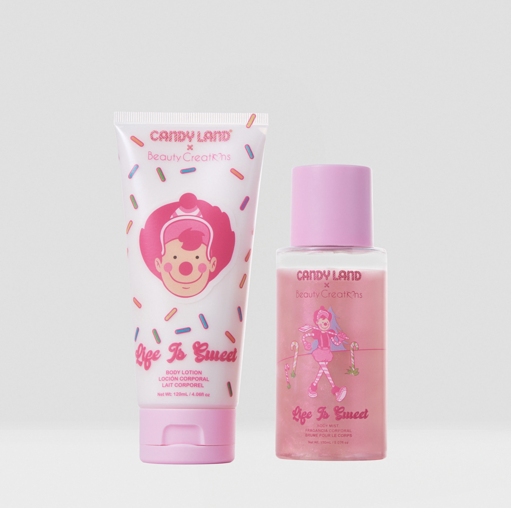 Beauty Creations x Candy Land - Life Is Sweet Set Crema &amp; Fragancia