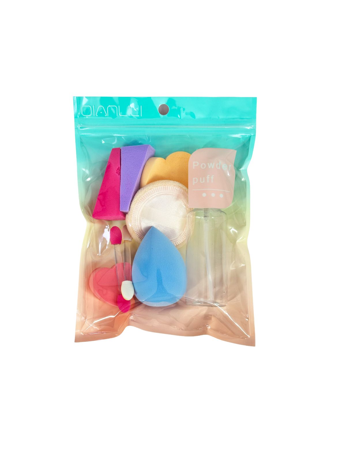MISUCKA - BEAUTY TOOLS  PUFF SET, BOTELLA 2