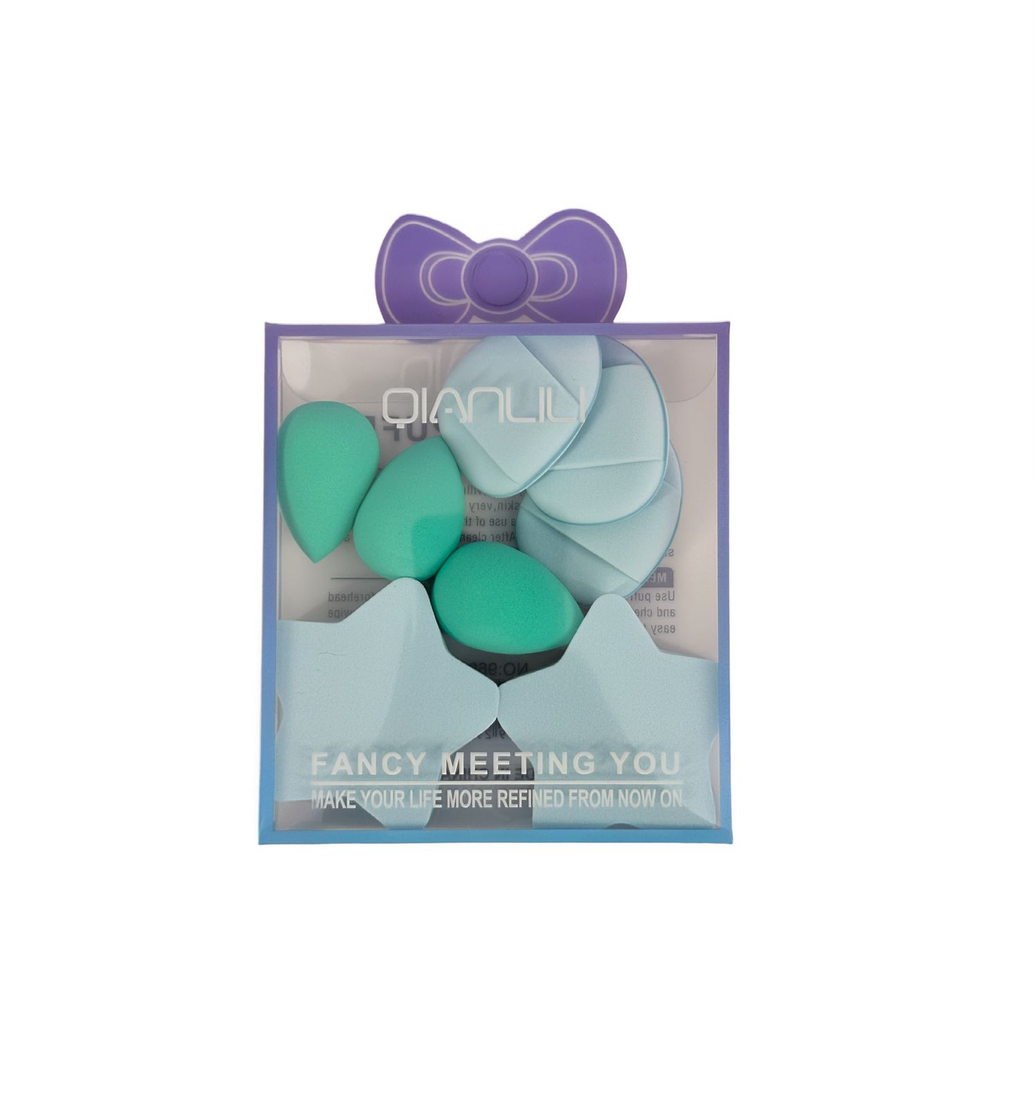 MISUCKA - BEAUTY TOOLS  PUFF CAJAS 8 ESTRELLAS