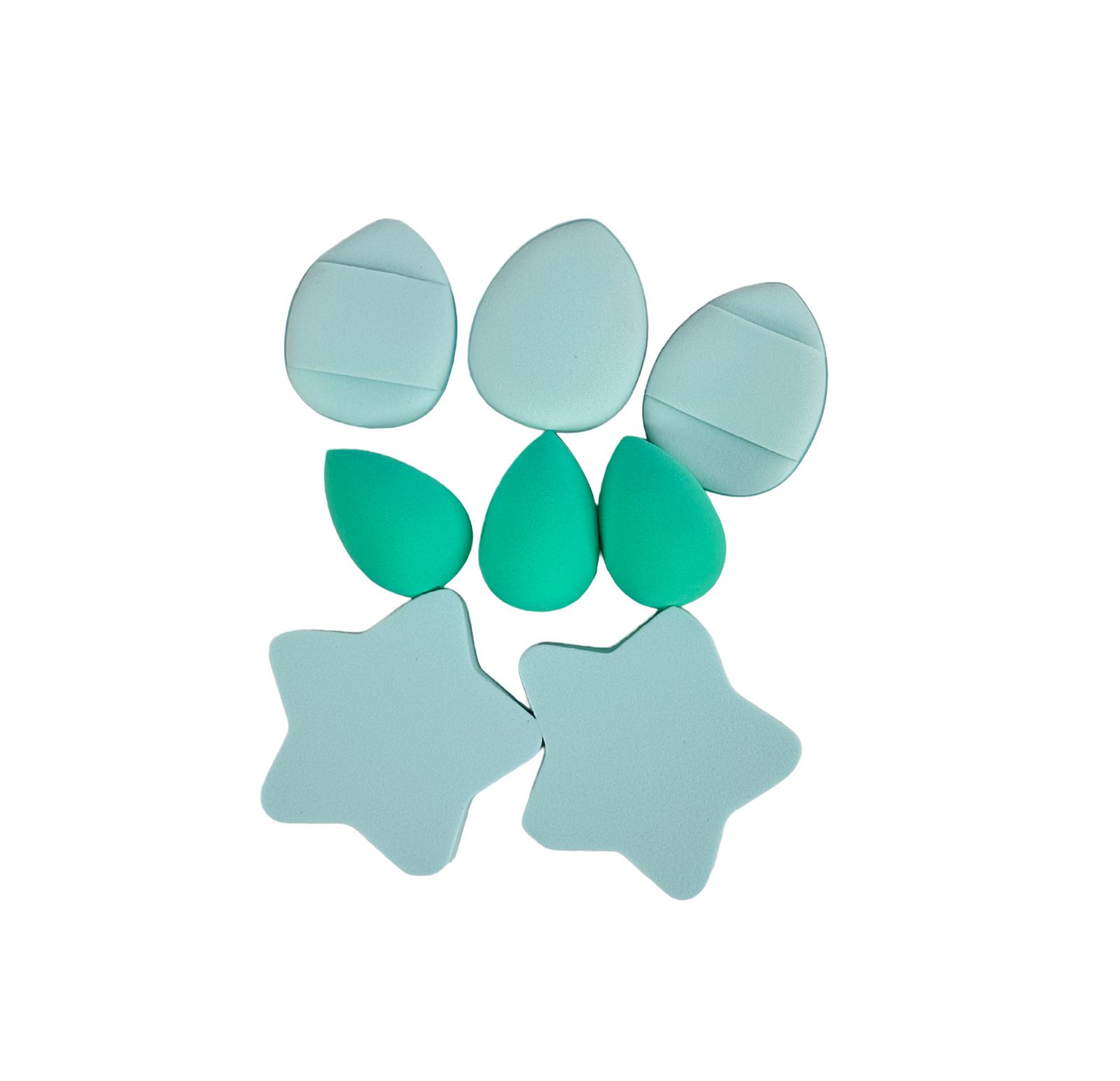 MISUCKA - BEAUTY TOOLS  PUFF CAJAS 8 ESTRELLAS