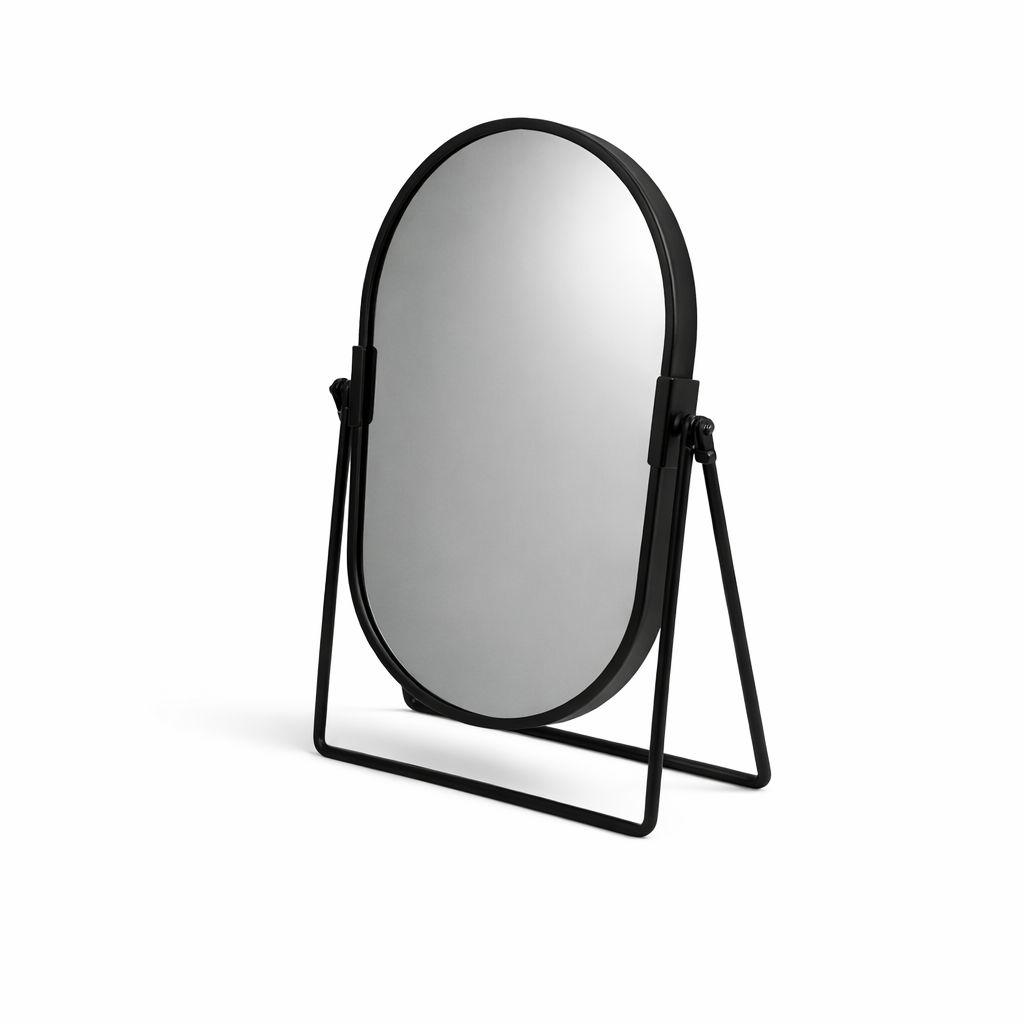 Espejo - NEGRO pedestal de Fierro ITEM NO : 6X8