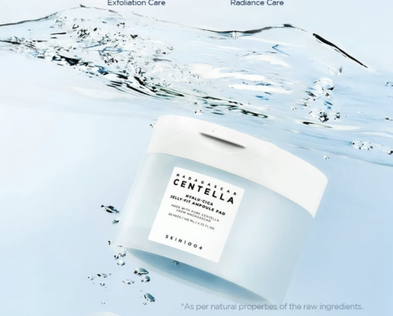 SKIN1004 - Madagascar Centella Hyalu-Cica Jelly-Fit Ampoule Pad 60pads