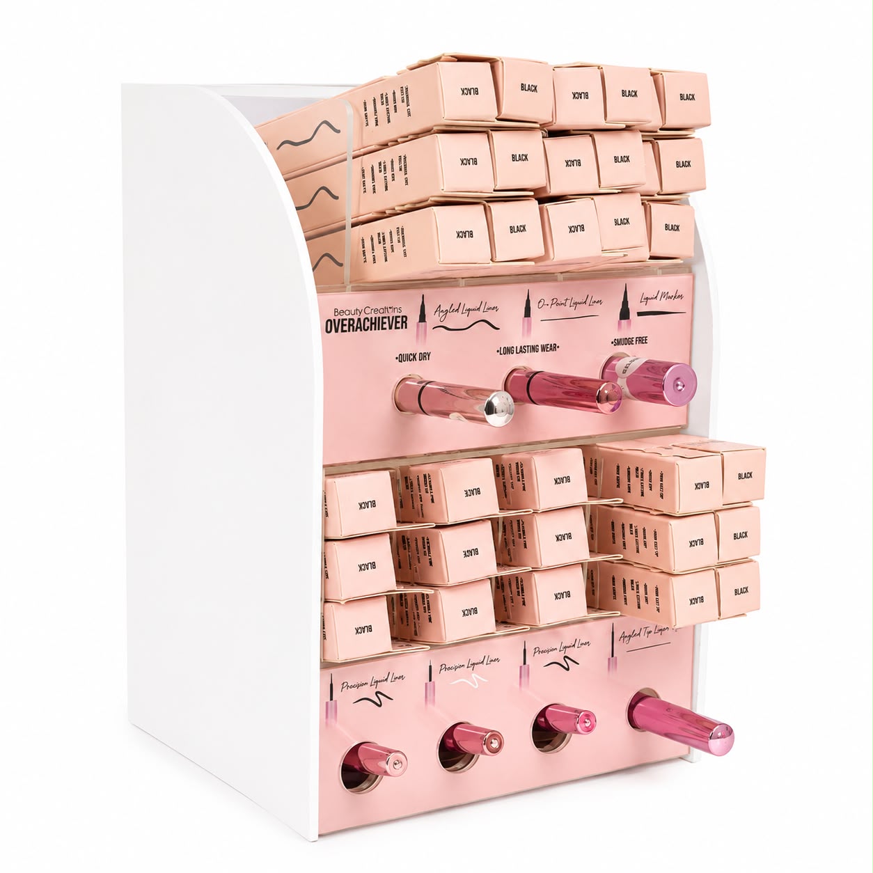 Beauty Creations - Overachiever Delineador De Ojos Display 42 Unidades + 7 Tester