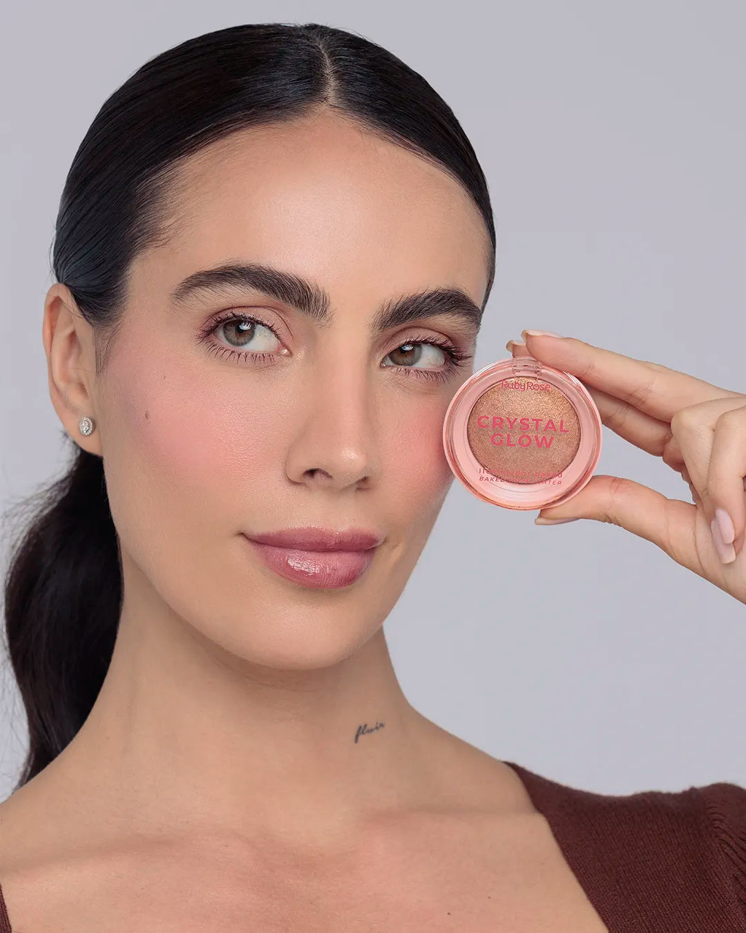 Ruby Rose - Iluminador Compacto Crystal Glow