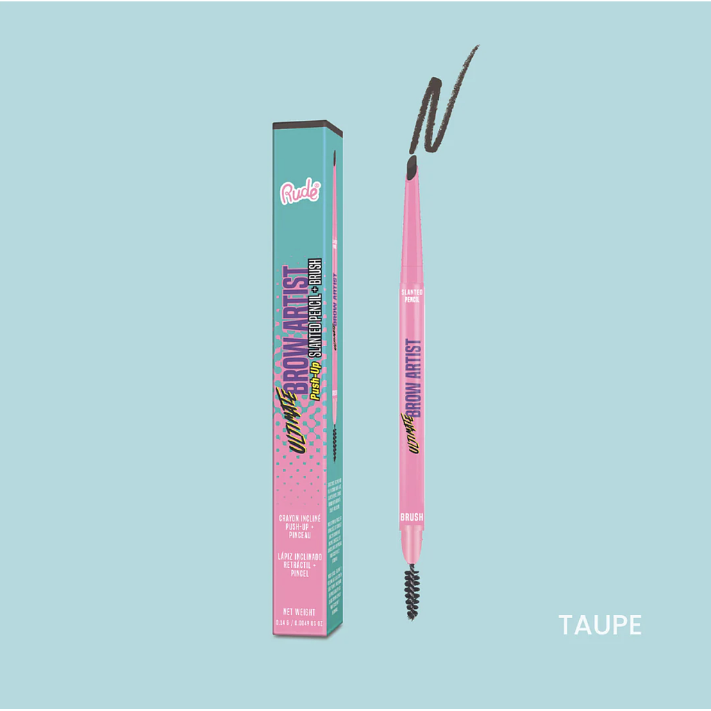 Rude - Ultimate Brow Artist Push - Up Slanted Pencil &amp; Brush