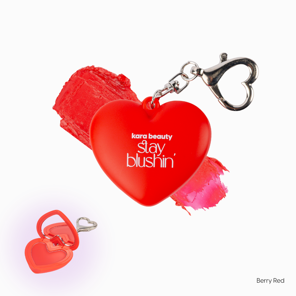 Kara Beauty - Stay Blushin! Lip and Cheek Cream Blush Keychain