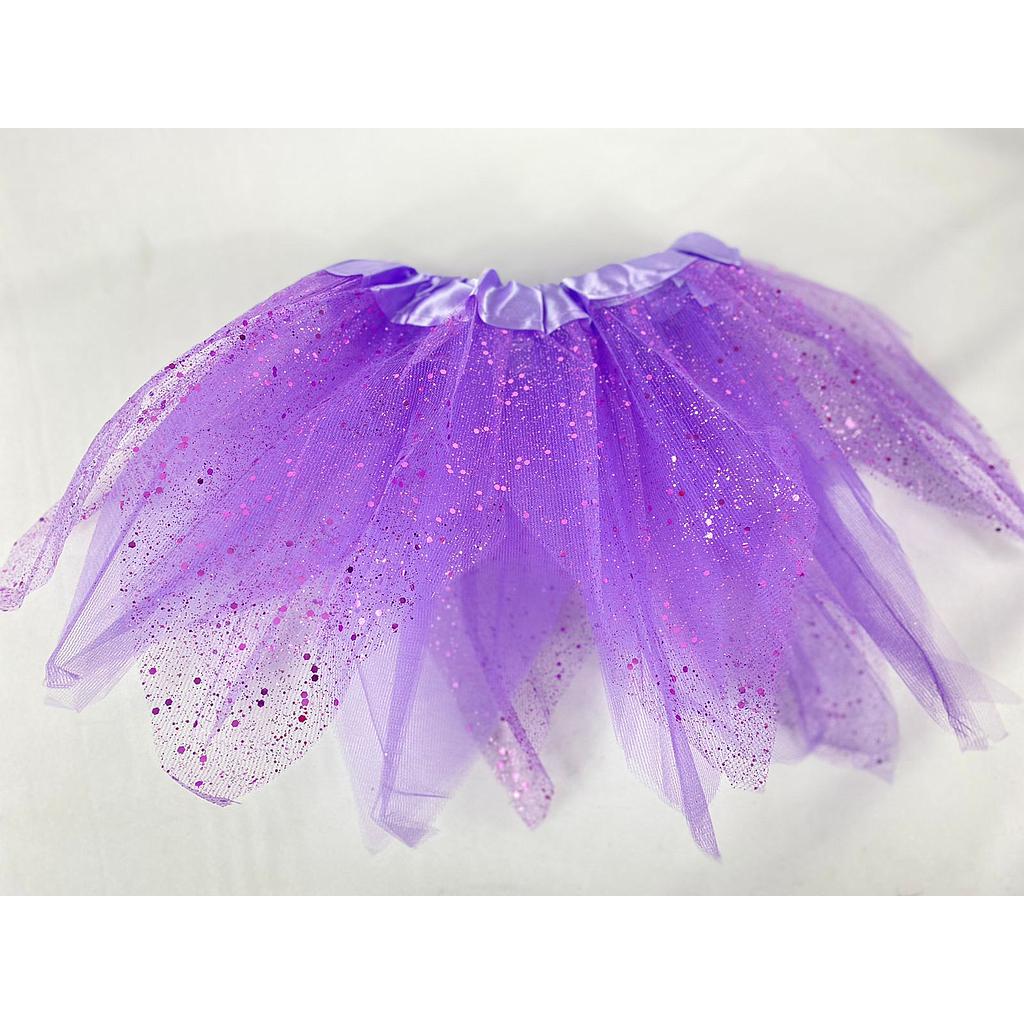 Malu - Tutu Niña Morado Brillos