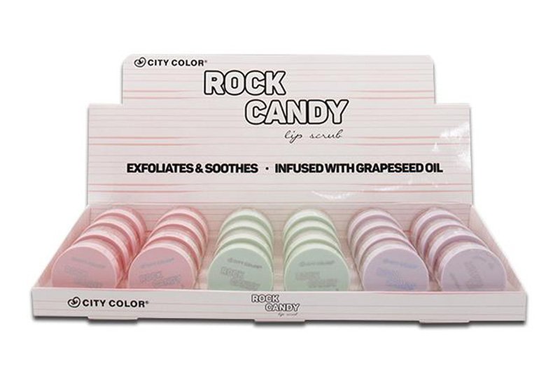 City Color - Display 24 Unidades Exfoliantes de Labios