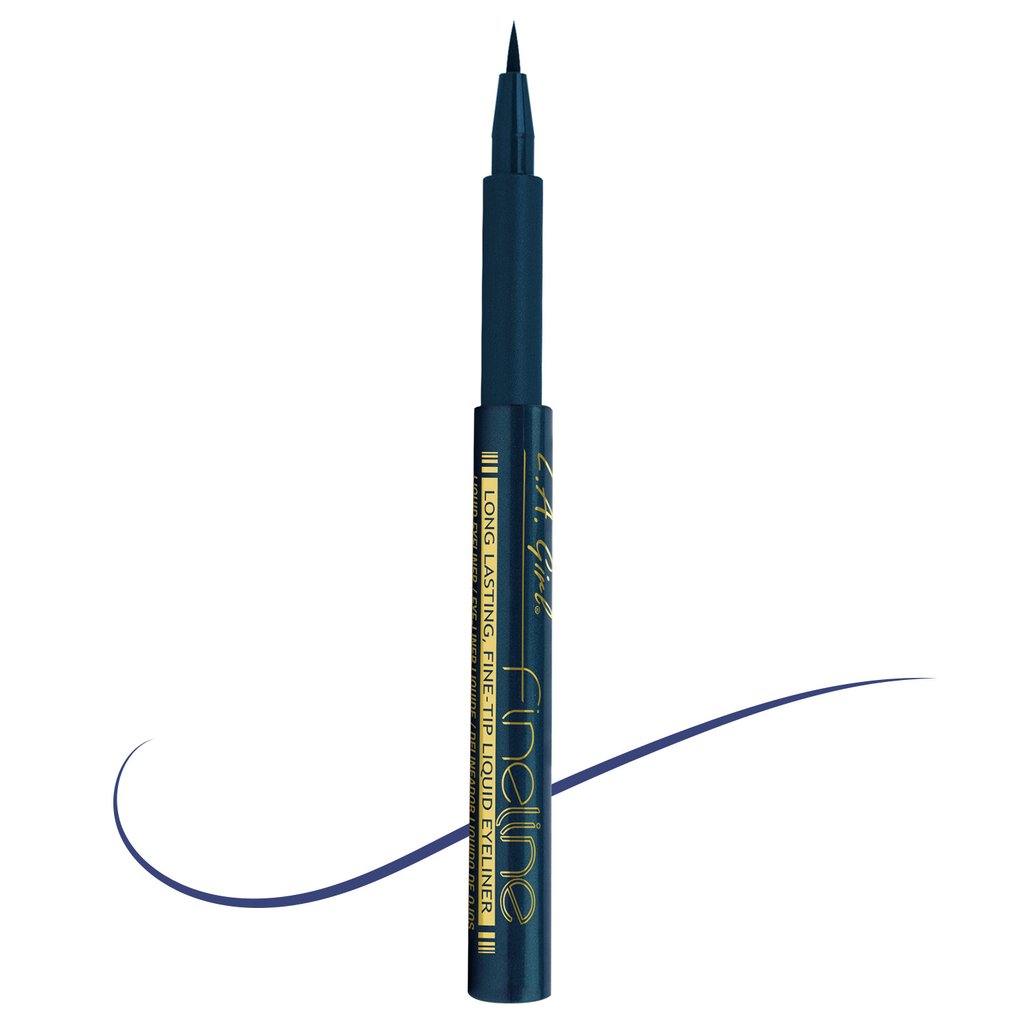 La Girl Fineline Eyeliner Dark Blue 12 unidades