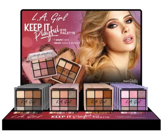LA Girl - Keep It Playful Eye Palette GPD393 Display 24 Unidades