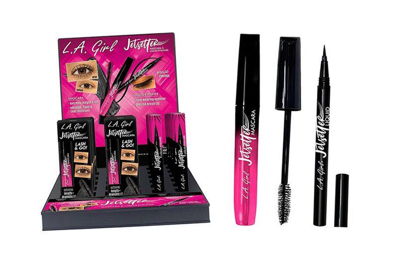 L.A Girl - Jetsetter Mascara &amp; Delineador GPD411 Display 21 Unidades