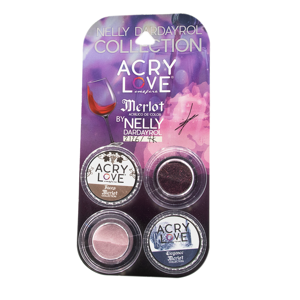 Acrylove - Coleccion Merlot by Nelly Dardayrol