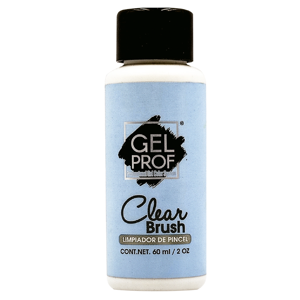 GEL PROF - Clear Brush, Limpiador de Pincel