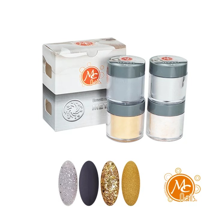McNails -Colección de Acrílicos Elements Metal