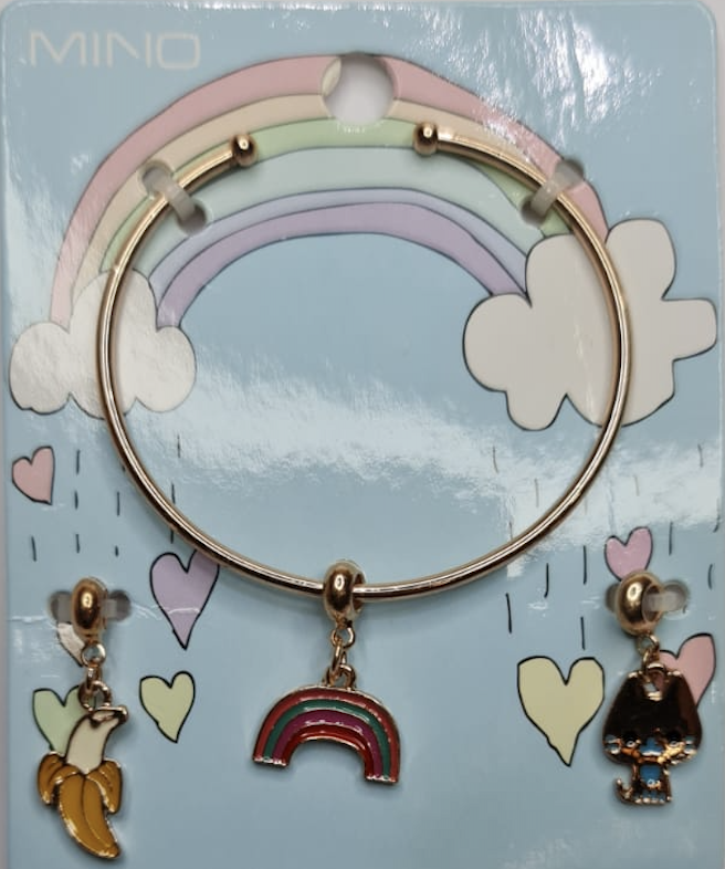 Pulsera -Charms de Arcoiris