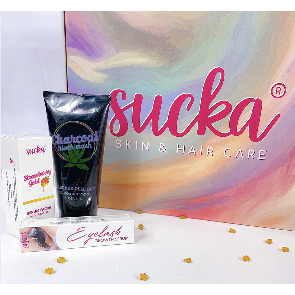 Sucka - Serum Gold + Eyelash Serum + Mascarilla Aloe Vera