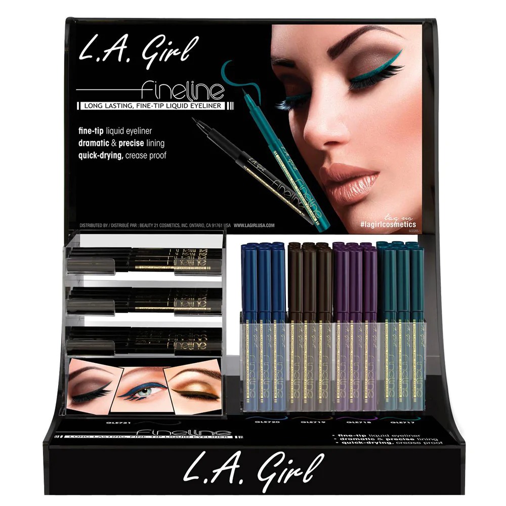 LA Girl - Display 90 Unidades Fineline Color Guide (GCD265.1)